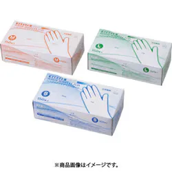 ハクゾウメディカル ハクゾウプラスチックグローブELプラス M 150枚 3024334