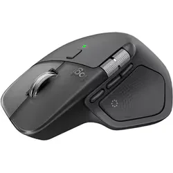 ハイパフォーマンス ワイヤレスマウス MX MASTER 4 触覚フィードバック センスパネル Mag speed電磁気スクロール 8ボタン 静音 グラファイト MX2400GR