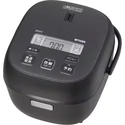 マイコンジャー炊飯器 炊きたて 土鍋コート特厚釜 3合炊き マットブラック JBS-G055KM