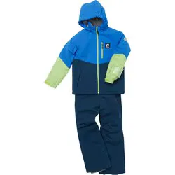 オンヨネ ONYONE JUNIOR SUIT ジュニア スキーウェア 上下セット BLU×NVY(632729) 140サイズ RES78001