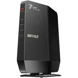 バッファロー BUFFALO Wi-Fiルーター AirStation(エアステーション) Wi-Fi 7(11be)対応 デュアルバンド 5764+688Mbps ブラック WSR6500BE6P/CBK