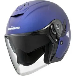 コミネ KOMINE HK-172 FL Compositte FRP Jet Helmet Mat Metal Blue XL 01-172