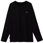 リフレッシュTシャツロングスリーブ メンズ 機能性スポーツウェア シャツ メンズ ブラック XXLサイズ 6732