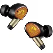 完全ワイヤレスイヤホン WOOD master(ウッドマスター) ハイブリッドWOODドライバー搭載 アクティブノイズキャンセリング/空間オーディオ/Bluetooth対応 サンバーストブラウン HA-FW5000T-T