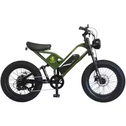 サイクー CYCOO CYCOO TDN-237L-PL 電動アシスト自転車 GHOST 20インチ 36V 11.2Ah 外装7段 ミリタリーカーキ TDN-237L-PL-MKH