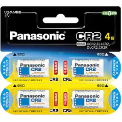 カメラ用リチウム電池 CR2 CR-2W/4P