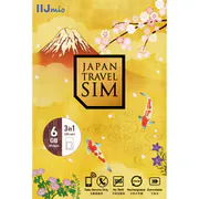 IIJ アイアイジェイ プリペイドSIMカード Japan Travel SIM 6GB (3in1) IM-B494