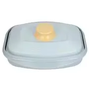 電子レンジ専用調理器具 RANGEMATE PRO SQUARE by BRUNO(レンジメート プロ スクエア バイ ブルーノ) ブルーグレー MCB102A-B