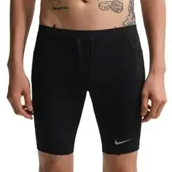 ストライドDri-FIT 1/2レングスランニングタイツ メンズ ランニングウェア タイツ ブラック/リフレクティブシルバー(010) Sサイズ IF2041