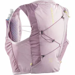 サロモン SALOMON アクティブスキン4W(フラスク付) レディース ランニング トレイルランニング ザック 4L DUSKY ORCHID/DAWN PINK/BUTTERFLY XSサイズ LC2859200