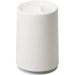 イデアコ ideaco チューブラーウィズリッド ホワイト ゴミ箱 フタ付き 丸形 6L 直径20×高さ31.2cm TUBELOR with Lid white