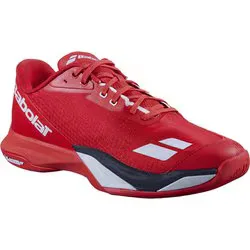 バボラ Babolat ジェットマッハ4オールコート メンズ テニスシューズ レッド/ホワイト(RD/WH) 26cm 30S26629B