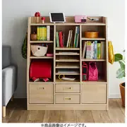 学校用品が丸ごと収納できる ランドセルラック D/幅95cm 123713301004