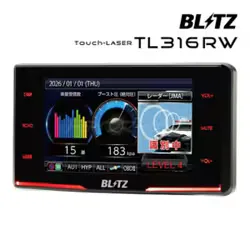 BLITZ ブリッツ レーザー&レーダー探知機 Touch-BRAIN LASER TL316RW