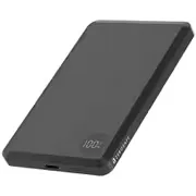 マグネット付ワイヤレスモバイルバッテリー ZEROSAFE ゼロセーフ 5000mAh 薄型 軽量 Magsafe WC15W ブラック RLI050WCC15W02BK