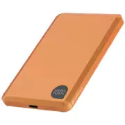 マグネット付ワイヤレスモバイルバッテリー ZEROSAFE ゼロセーフ 5000mAh 薄型 軽量 Magsafe WC15W オレンジ RLI050WCC15W02OR