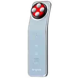 ブライト Brighte リフト美顔器 ELEKI LIFT(エレキリフト) 赤青LED/トリプル波EMS/3MHz RF/イオン導出/イオン導入機能搭載 充電式 透明感ケア・角質ケア 1台15役 アイスブルー BRT-FL170LB