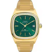 E Line 34mm Stainless Steel Expansion Band Watch (イーライン 34mm ステンレススチール エクスパンション バンド ウォッチ) 正規品 1年保証 TW2Y67700