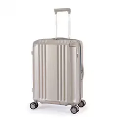 スーツケース デカかるEdge2 旅行日数目安:5~7泊 54L/拡張時64L 拡張機能搭載 TSAロック搭載 ALI-090-22W マットシャンパンゴールド