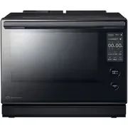過熱水蒸気オーブンレンジ 石窯ドーム 30L 2段調理対応 カラータッチ液晶 ブラック ER-D7000C(K)