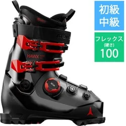 アトミック ATOMIC HAWX MAGNA 100 BOA 26-27 Newモデル スキーブーツ 初級・中級 Black/Red 26-26.5cm AE503460026X