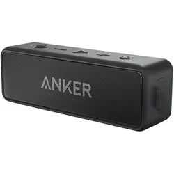 Anker Wireless Speaker SoundCore 2 USB-C Charging IPX7 Waterproof Black A3105017