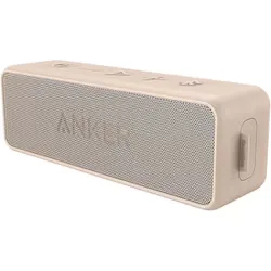 アンカー Anker ワイヤレススピーカー SoundCore 2 USB-C充電 IPX7防水 ライトブラウン A3105058
