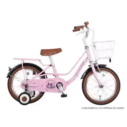 オオトモ 子供用自転車 16インチ サンリオキャラクターズ クロミ KUROMI-M16 ピンク BAA適合車 68392