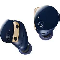 オーディオテクニカ audio-technica 完全ワイヤレスイヤホン SOLID BASS ノイズキャンセリング/Bluetooth対応 特別限定カラー ミッドナイトブルー ATH-CKS50TW2 BL