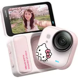 Insta360 GO Ultra×Hello Kitty Limited Edition 1/1.28インチセンサー 5nm AIチップ搭載 4K60fpsのPOV撮影 手ブレ補正対応 10m防水 CINSABEA-GOULTRA68