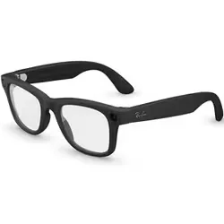 メタ Meta Ray-Ban Meta Wayfarer(Gen 2)(レイバンメタ ウェイファーラー) ラージ マットブラック/クリアレンズ/Meta AI塔載/音楽再生/写真・動画撮影 SK-1001200-01