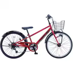 サカイサイクル 子ども用自転車 フライトシックス 外装6段変速 レッド FLS226HD-BAA R