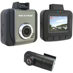 NEXTEC ネクステック ドライブレコーダー 前後2カメラ 前200万画素/後100万画素 1.5型液晶 日本製 NX-DR W32(H)
