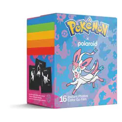 ポラロイド POLAROID 【Pokemon×Polaroid】 インスタントカラーフイルム Polaroid Go ColorFilm Pokemon Sylveon Edition W Pack ニンフィア特別デザイン ダブルパック(16枚入り) 6658JP