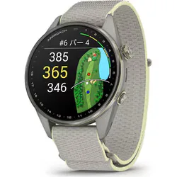 Approach S72(アプローチ S72)47mm Fog Gray / Citron ゴルフGPSウォッチ 010-04148-41