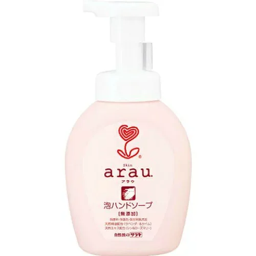 サラヤ arau. アラウ 泡ハンドソープ 本体 300ML 無添加+天然ハーブの自然派石鹸