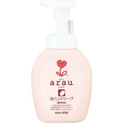 サラヤ arau. アラウ 泡ハンドソープ 本体 300ML 無添加+天然ハーブの自然派石鹸