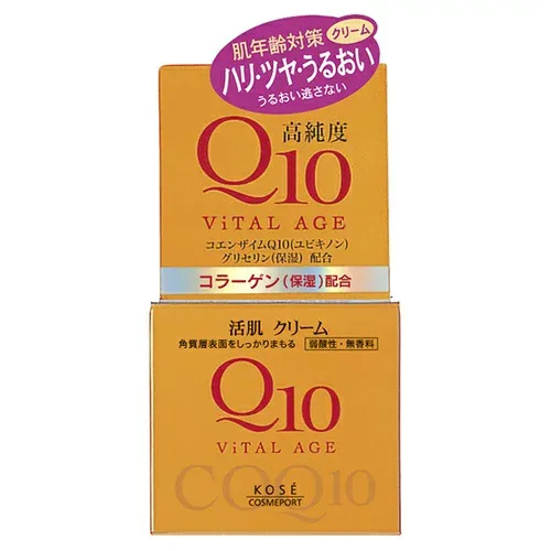 コーセー バイタルエイジ Q10クリーム 40g 弱酸性 無香料 ノンアルコール