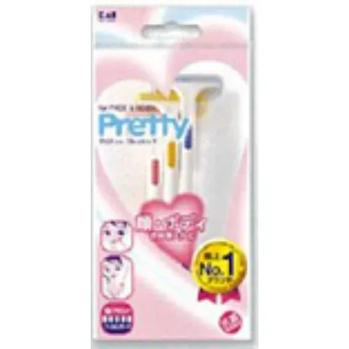 貝印 女性用カミソリ プリティーフレッシュT FRT-3P9 3本入り ( 女性用シェービング・除毛・脱毛・ムダ毛処理 )