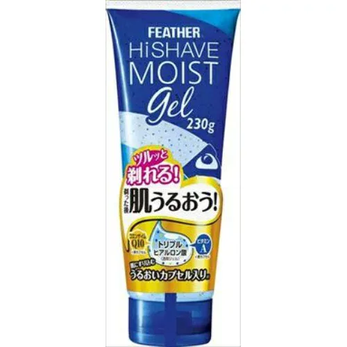 【送料無料・まとめ買い2個セット】フェザー安全剃刀 フェザー ハイシェーブ モイストジェル 230g