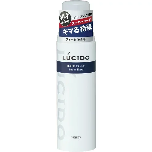 【送料無料・まとめ買い2個セット】マンダム LUCIDE ルシード ヘアフォーム スーパーハード 185G (スタイリング フォーム)※パッケージ変更の場合あり