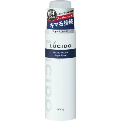 【送料無料・まとめ買い2個セット】マンダム LUCIDE ルシード ヘアフォーム スーパーハード 185G (スタイリング フォーム)※パッケージ変更の場合あり