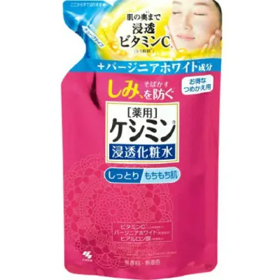 【送料無料・まとめ買い6個セット】小林製薬 薬用ケシミン液M しっとりタイプ つめかえ用 140ml 医薬部外品(薬用美白化粧水 詰め替え )※パッケージ変更の場合あり