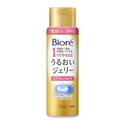 【送料無料・まとめ買い8個セット】花王 ビオレ うるおいジェリー とてもしっとり 本体 180ml