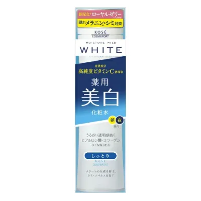 【送料無料・まとめ買い×6個セット】コーセーコスメポート モイスチュアマイルド ホワイトローション M しっとり 本体 薬用 美白 化粧水 (180mL)
