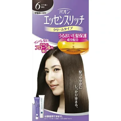 【送料無料・まとめ買い×2個セット】ヘンケルジャパン パオン エッセンスリッチ クリームタイプ 6やや濃い栗色(40g+40g)