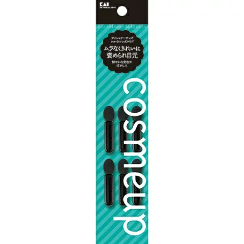 【送料込・まとめ買い×8個セット】貝印 cosmeup アイシャドーチップ ショート シングル 6本入