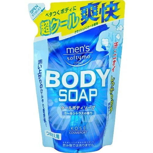 コーセーコスメポート メンズソフティモ クールボディソープ クールシトラスの香り つめかえ用 400ml ( 4971710380651 )