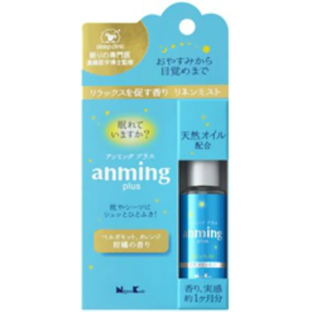 【配送おまかせ送料込】日本香堂 anming plus アンミング プラス リネンミスト 15ml 1個