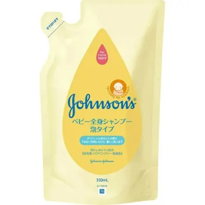 【送料込・まとめ買い×4個セット】ジョンソン・エンド・ジョンソン ベビー全身シャンプー 泡タイプ 詰替用 350ml
